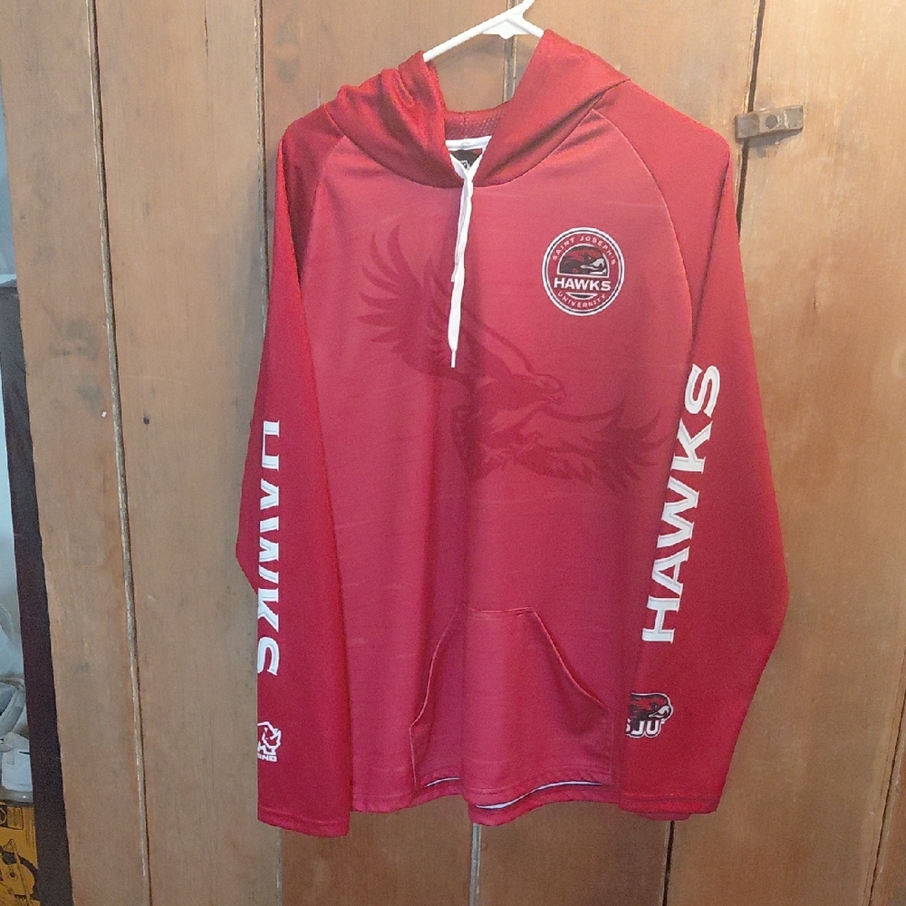 St. Joseph University Hawks Men's Hoodie Size Large